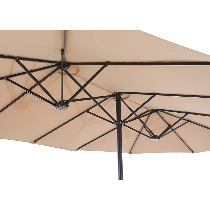Double-sided Twin Patio Umbrella 195X390